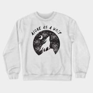 wolf t-shirt Crewneck Sweatshirt